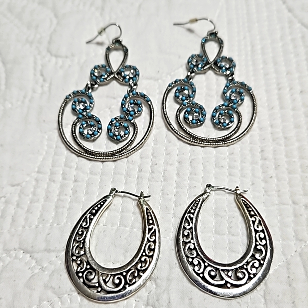 Pair of Silver Earrings